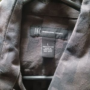 INC Large Casual Dress Shirt